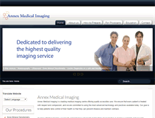 Tablet Screenshot of annexmedicalimaging.com